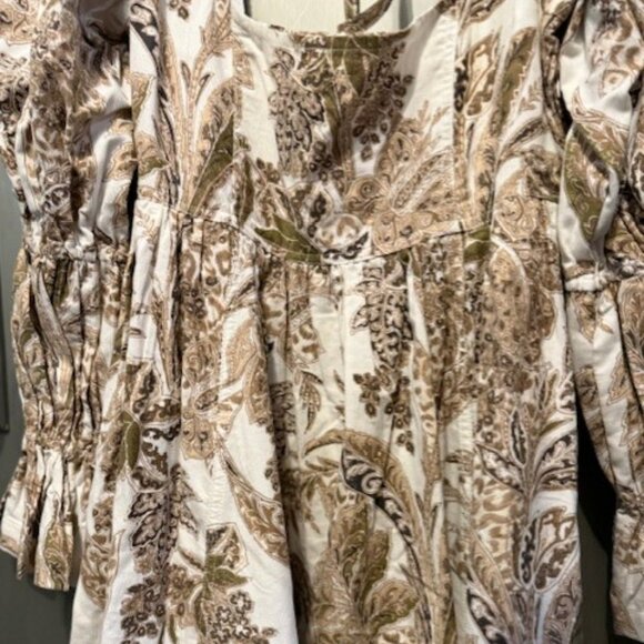 Pilcro Square-Neck Corduroy Babydoll Mini Dress - NWOT - Picture 11 of 16